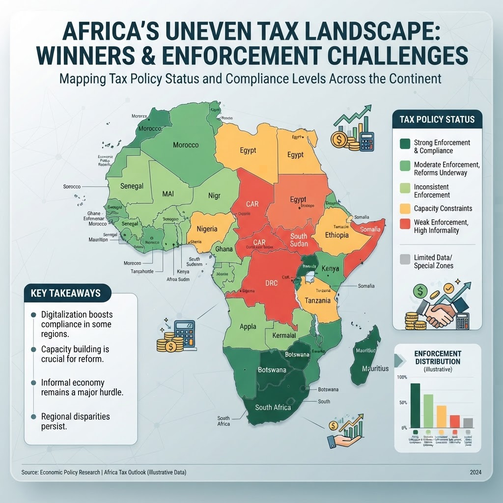 African Nations Battle Winners' Tax Enforcement Challenges Across Continent 2026