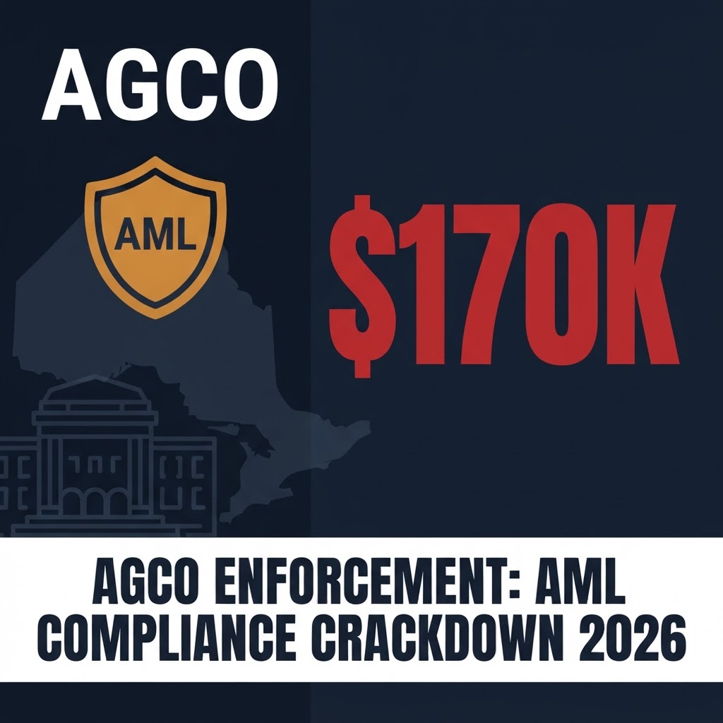 AGCO Issues $170K Fine to Great Canadian for AML Compliance Gaps 2026