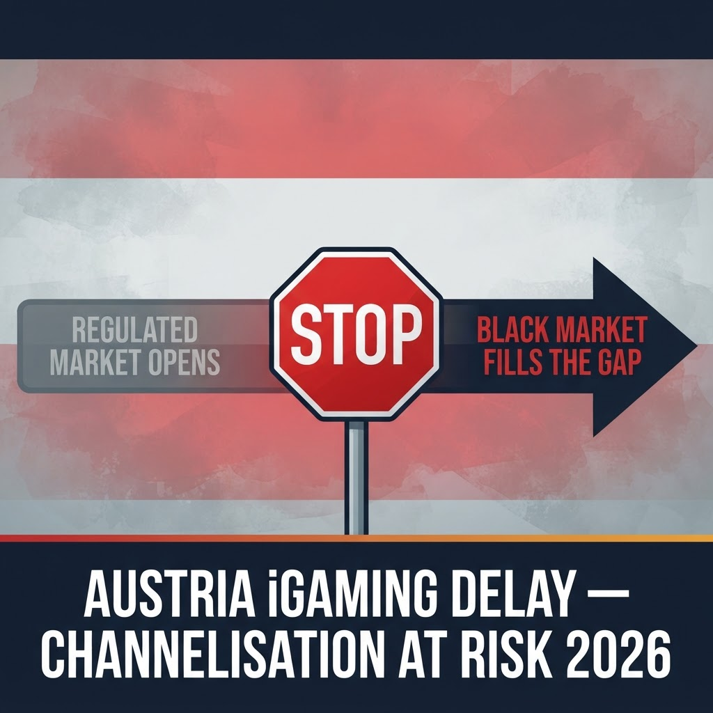 Austria's iGaming Market Launch Faces Black Market Risk Amid Transition Delay