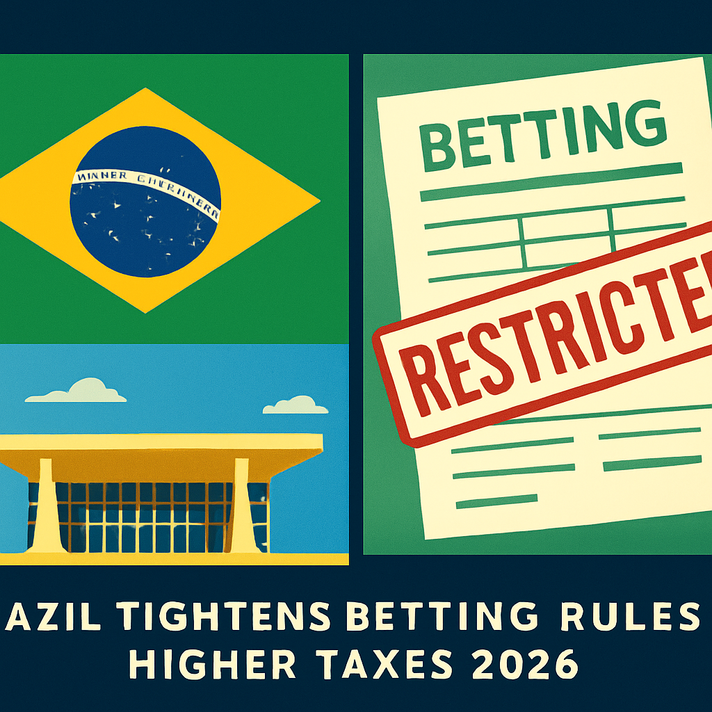 Brazil Tightens Betting Rules with Higher Taxes in 2026