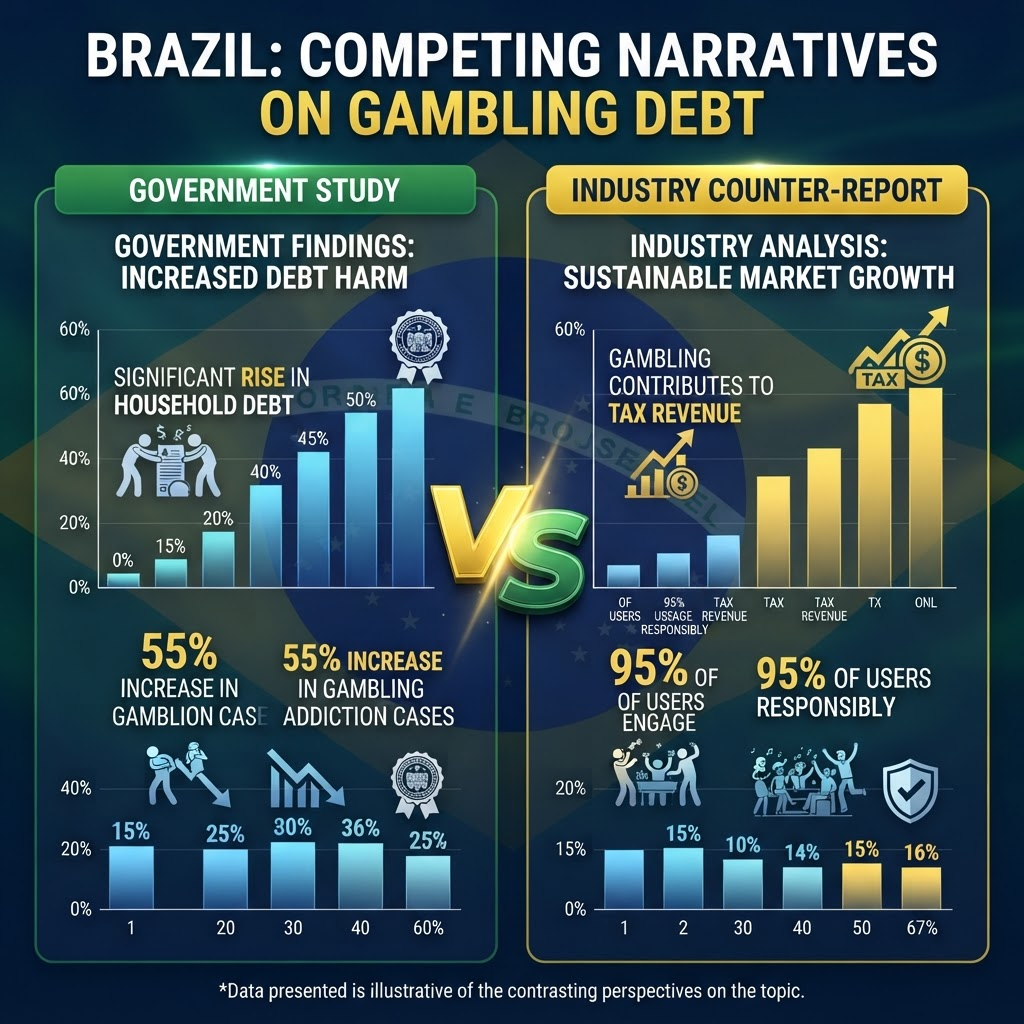Brazilian Betting Operators Submit Counter Report Challenging Household Debt Impact Study