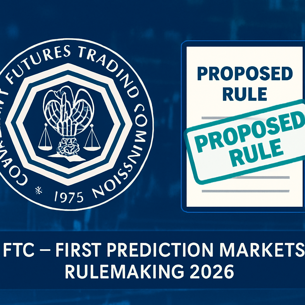 CFTC Publishes First Prediction Markets Rulemaking Proposal, Establishing Federal Licensing and Contract Review Framework