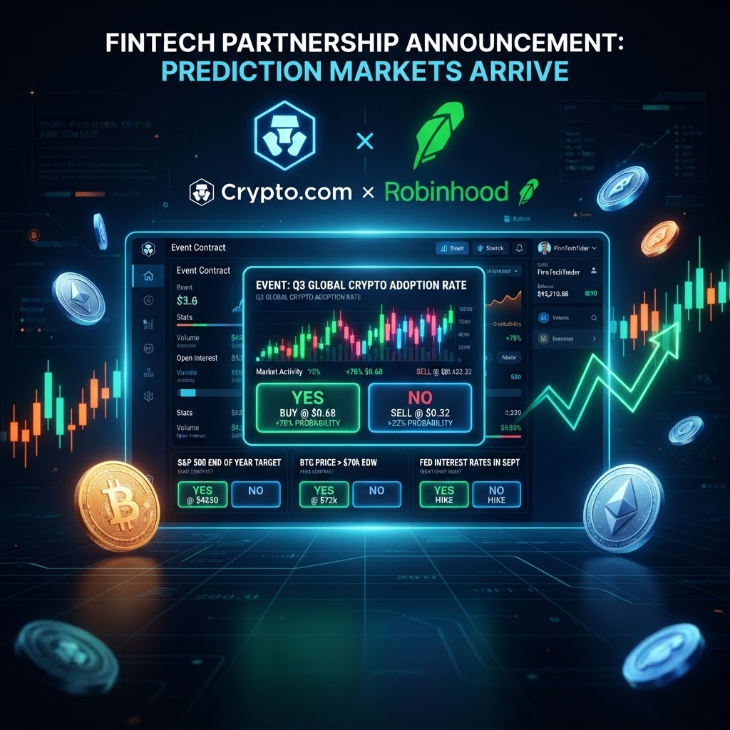 Crypto.com and Robinhood in Landmark Prediction Market Partnership Talks