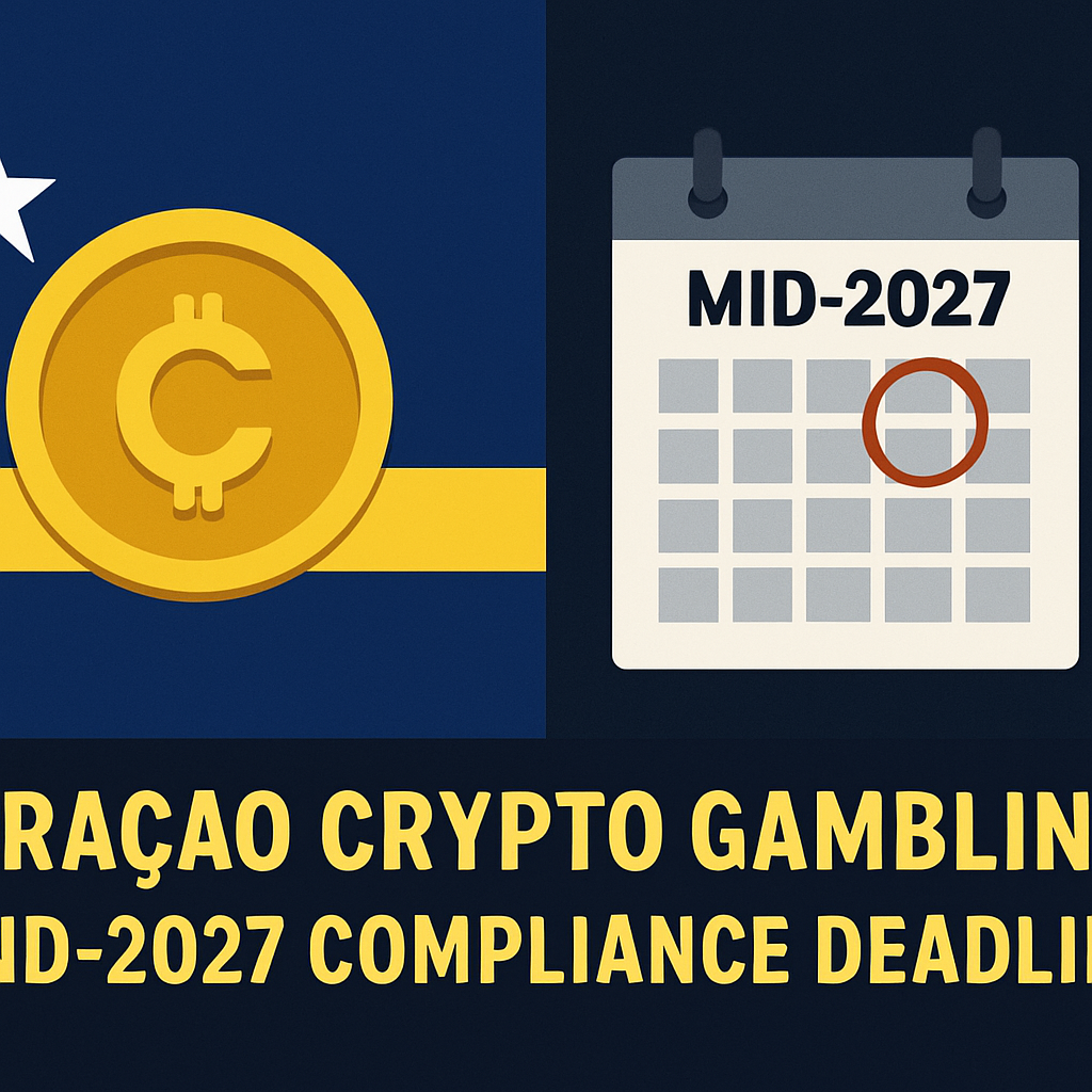 Curaçao Sets Mid-2027 Compliance Deadline for Crypto Gambling Operators