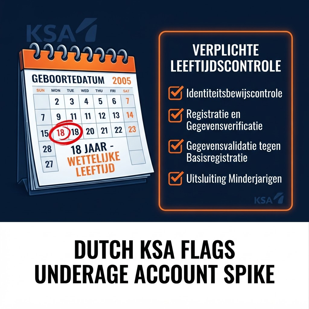 Dutch KSA Flags Underage Account Spike on 18th Birthdays in 2026