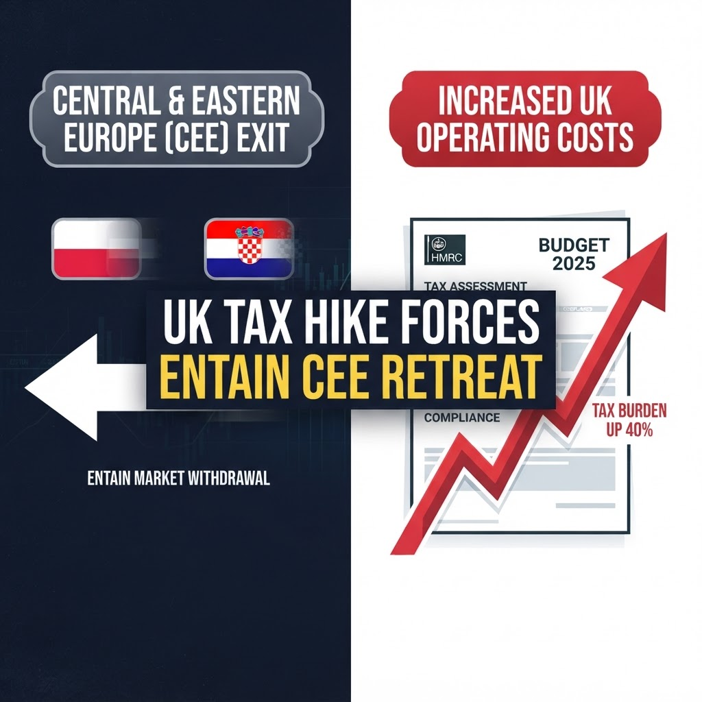 Entain Exits Poland & Croatia: UK Tax Hike Forces CEE Retreat 2026
