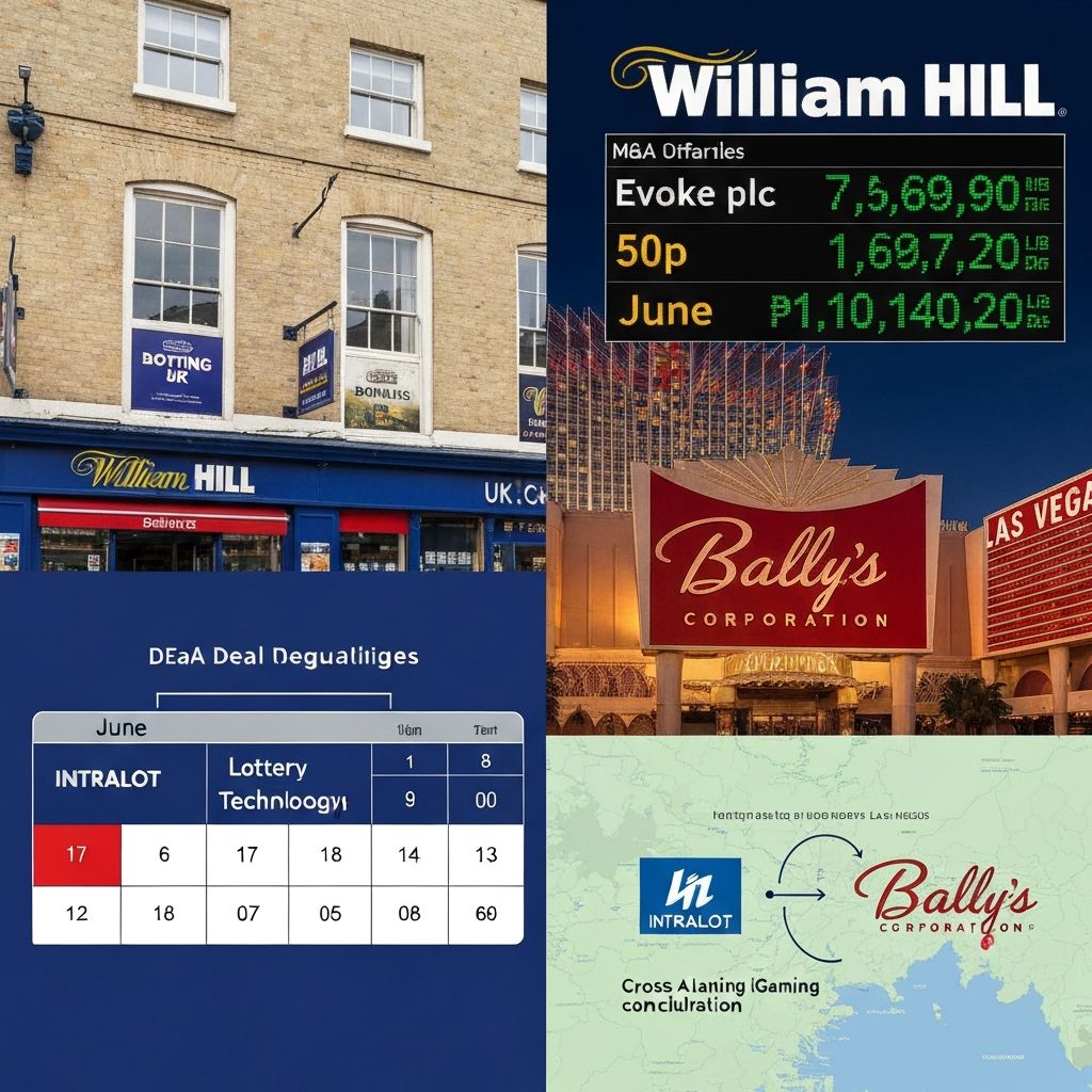 Evoke Extends Bally's Intralot Acquisition Deadline to June 8 as All-Share Combination at 50p Per Share Remains Under Negotiation