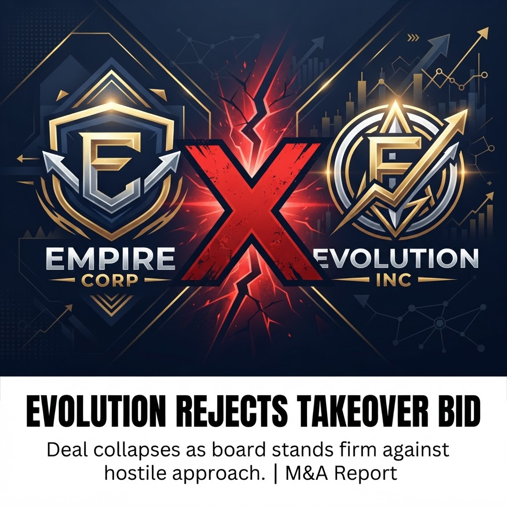 Evolution Board Rejects Candle Lake Takeover Bid in 2026