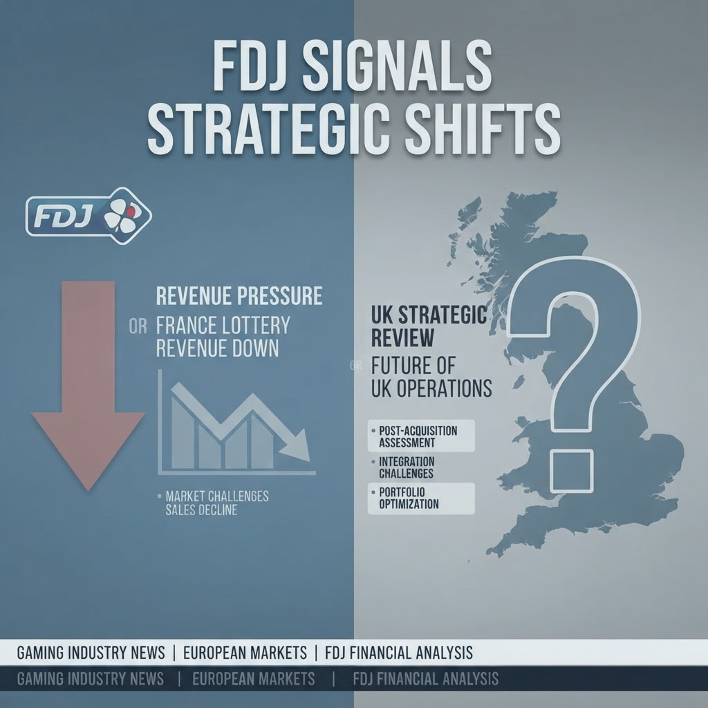 FDJ H1 Revenue Hit by Tax Pressures and Lottery Slump as Kindred Market Review Looms