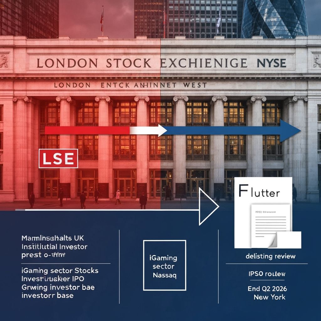 Flutter's LSE Exit Looks Inevitable by End of Q2 — What a London Delisting Means for European Institutional Shareholders and iGaming's Capital Markets Profile