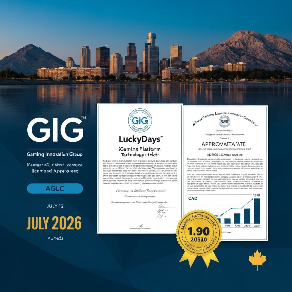 GiG and LuckyDays Target Alberta July 13 Launch — Operator Becomes First to Confirm Platform and Licence Strategy for Canada's Newest Regulated Market