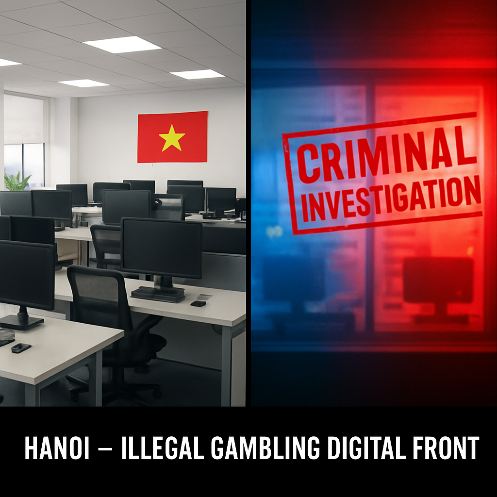 Hanoi Cracks Down on Illegal Gambling Infrastructure: Criminal Probe Targets SEO Agency Operating as Digital Front for Unlicensed Networks