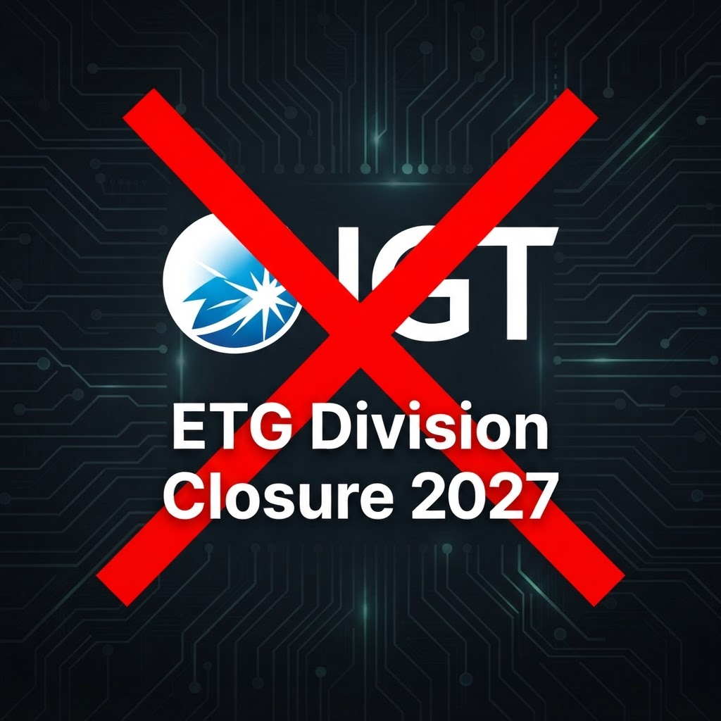 IGT Closes ETG Division in 2027 Amid Market Shift