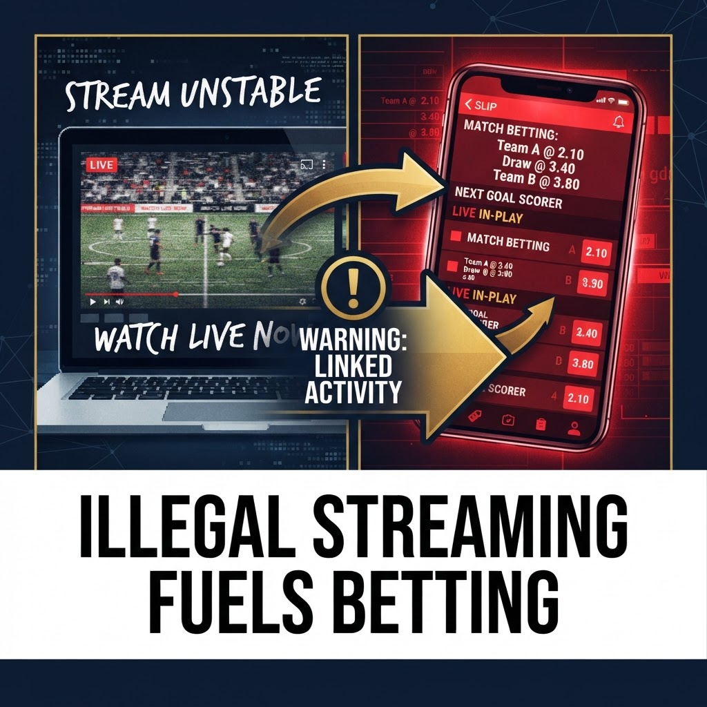 Illegal Streaming Fuels Unregulated Betting Markets in 2026