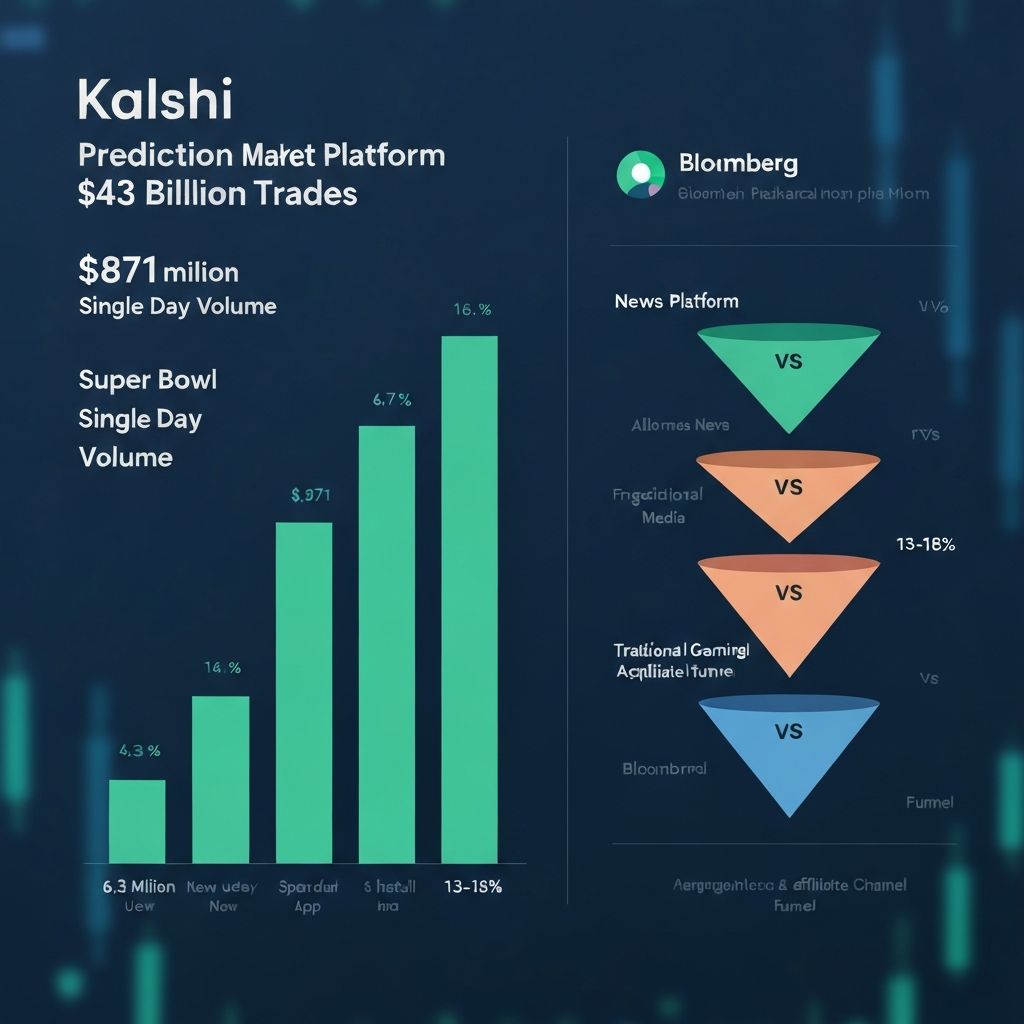Kalshi Hit $43B in Annual Trades, $871M on Super Bowl Sunday Alone — Why the Prediction Market Audience Is the iGaming Industry's Most Urgent Acquisition Problem