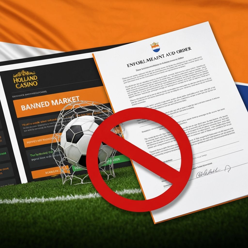 Dutch Gambling Regulator KSA Forces Holland Casino Online and Vbet to Remove Own-Goals Betting Markets Over Match-Fixing Risks