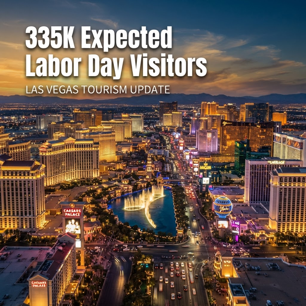 Las Vegas Expects 335K Labor Day Visitors: Casino Traffic Forecast 2026