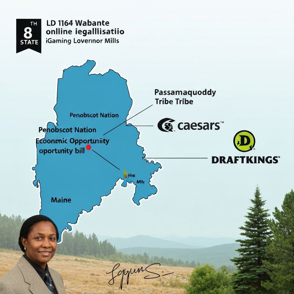 Maine Becomes the 8th US State to Legalise Online Casino as Tribal Nations Ink Deals with Caesars Digital and DraftKings