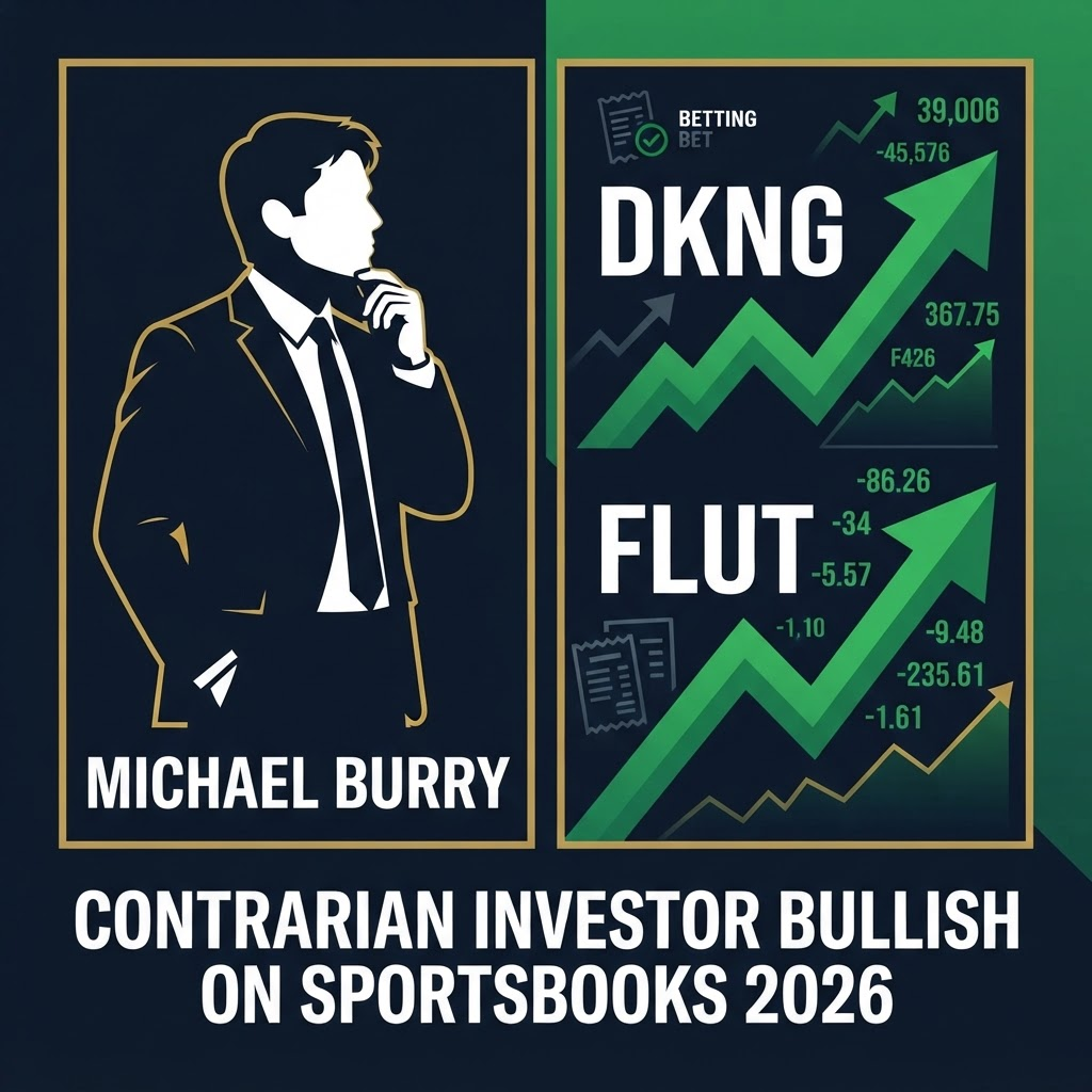 Michael Burry Bets on DraftKings, Flutter: Major Investor Signals Confidence 2026