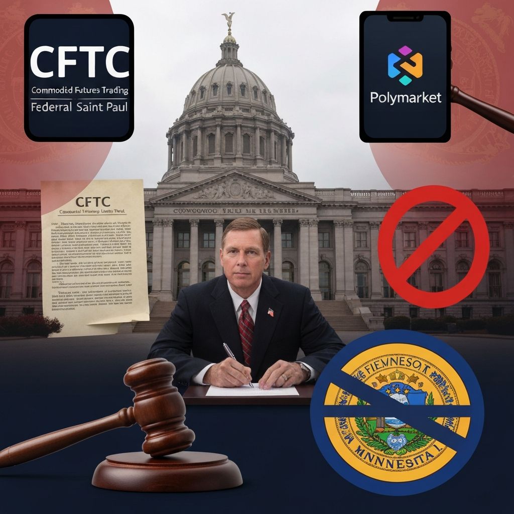 Minnesota Becomes First US State to Ban Prediction Markets — CFTC Files Federal Lawsuit Within Hours of Governor's Signature