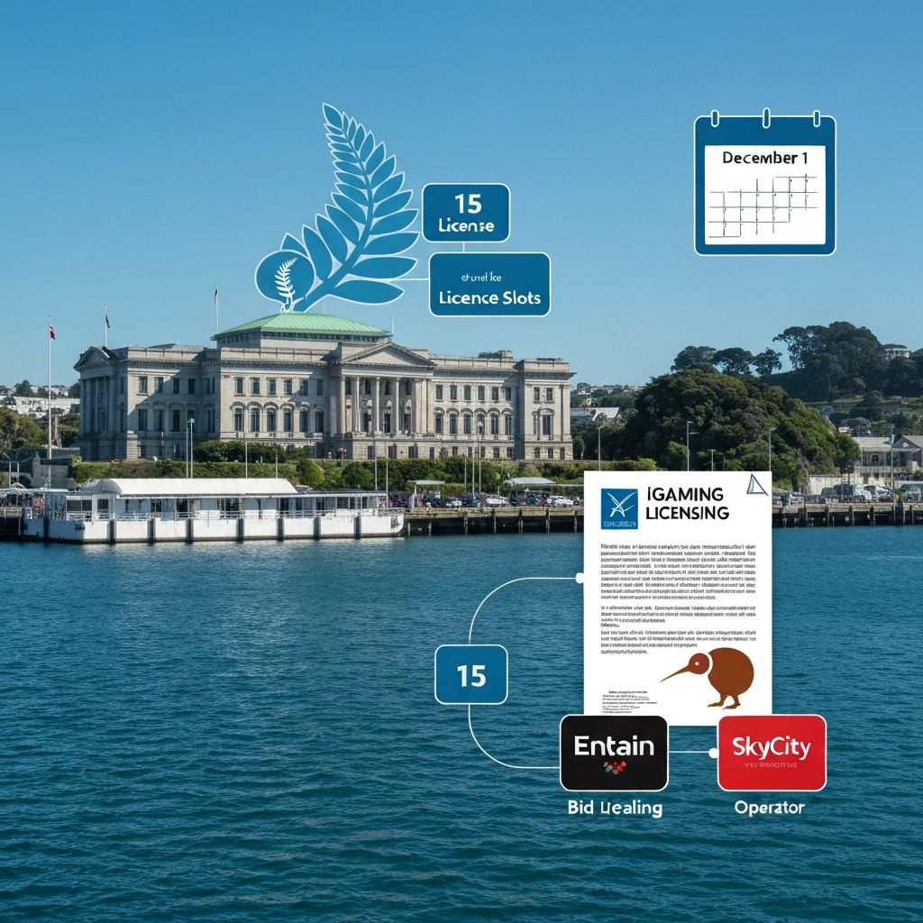 New Zealand Online Casino Act Takes Effect — 15-Licence Market Opens with July EOI Process and December 2026 Enforcement Deadline