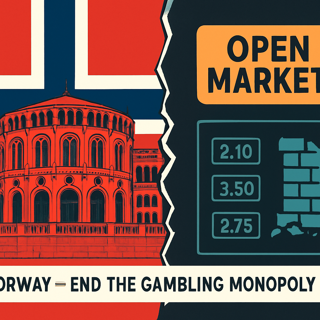 Norway's Progress Party Restates Commitment to Ending State Gambling Monopoly, Pushing Licensed Online Model