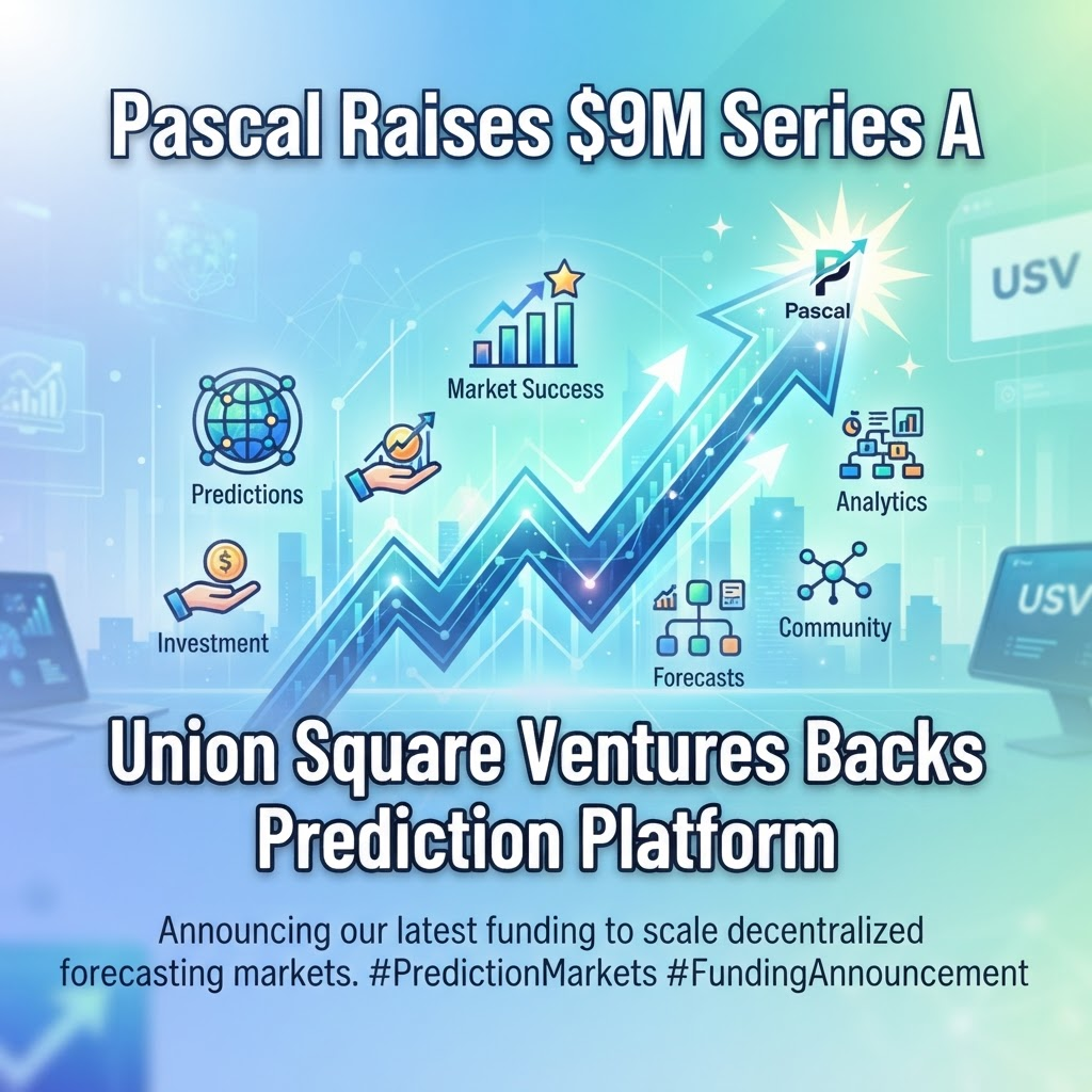 Pascal Prediction Market Raises $9M Series A Funding Led by USV 2026