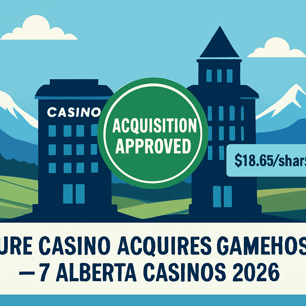Pure Casino Entertainment Expands to Seven Alberta Casinos with Gamehost Acquisition in 2026