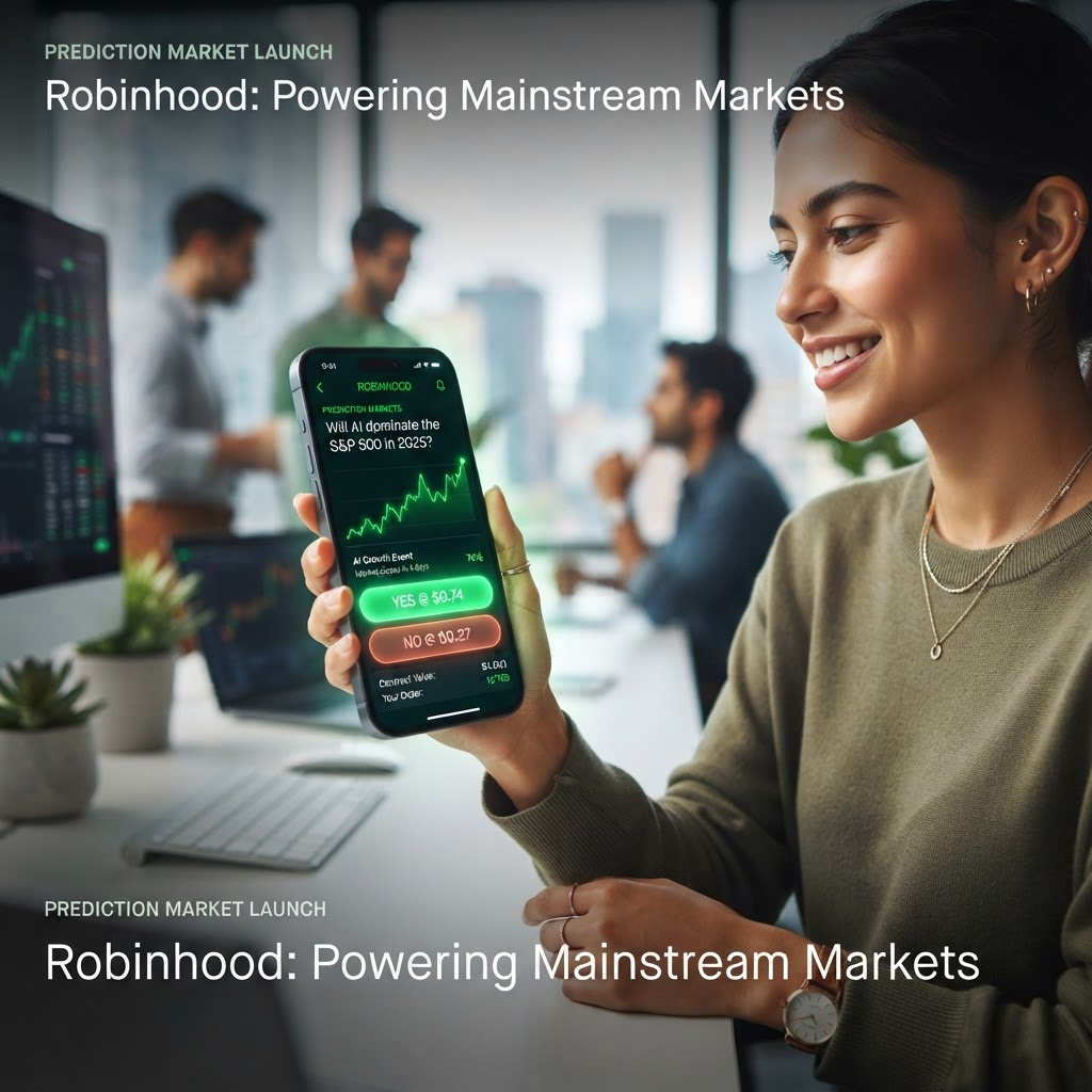 Robinhood Enters Prediction Markets via Crypto.com Partnership, Bringing Event Contracts to 23M Users