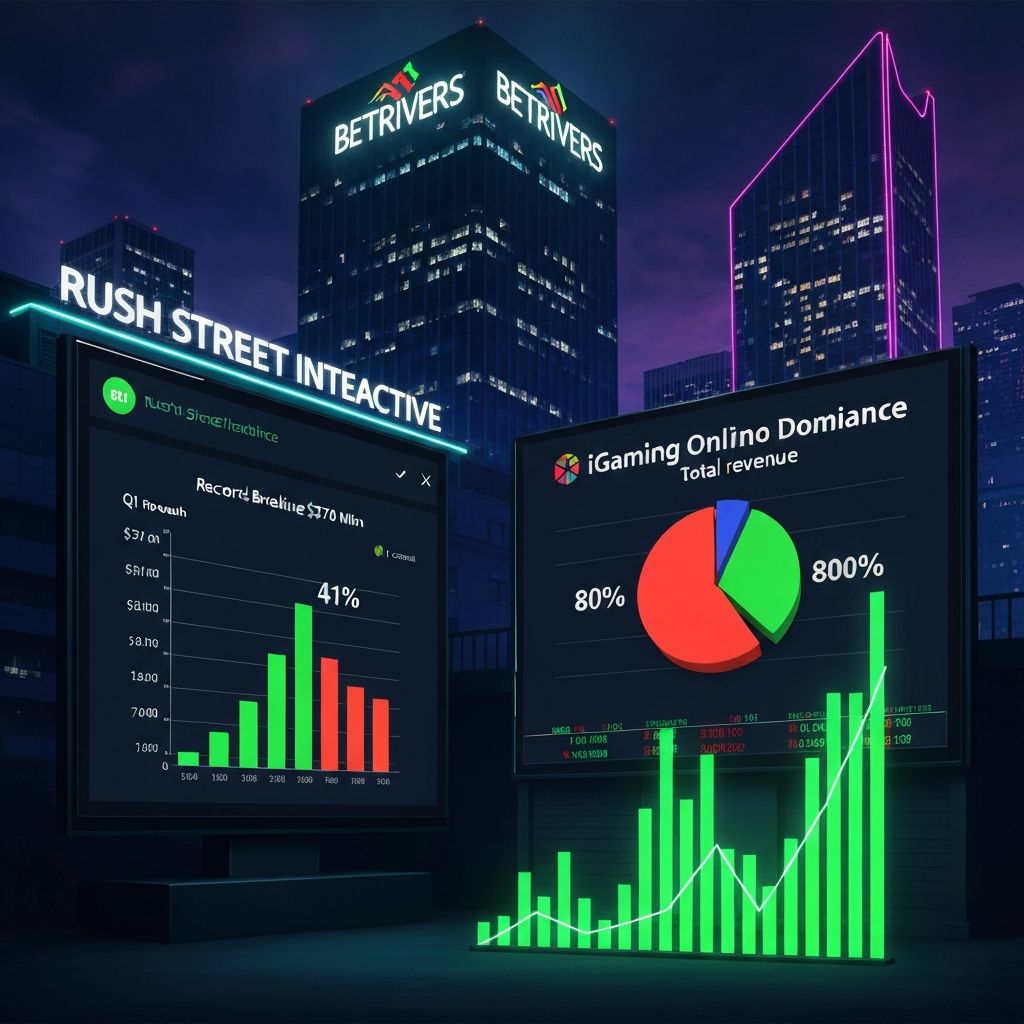 Rush Street Interactive Posts Record $370.4M Q1 Revenue — Up 41% — and Raises Full-Year Guidance as iGaming Strategy Pays Off