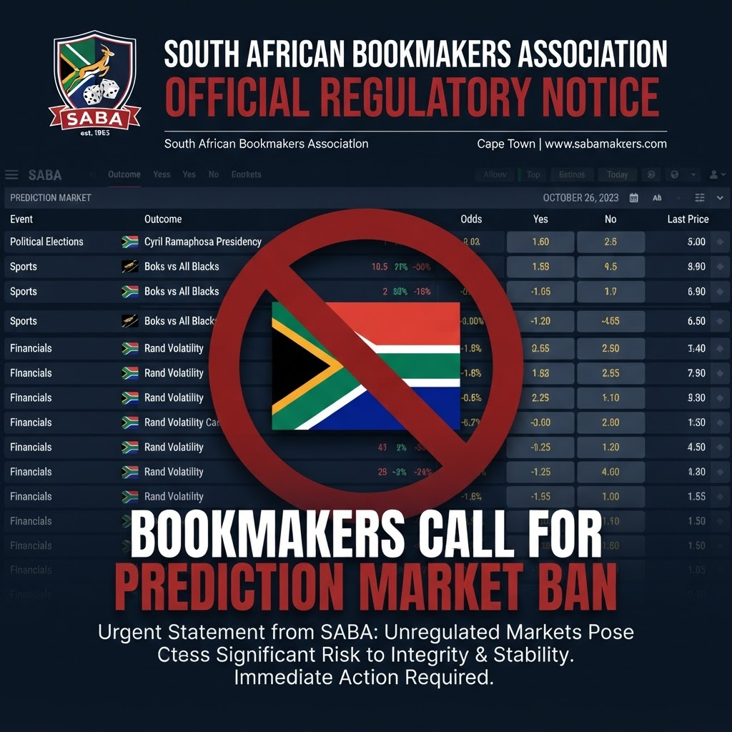 South African Bookmakers Push for Ban on Unlicensed Prediction Markets Over Integrity Concerns