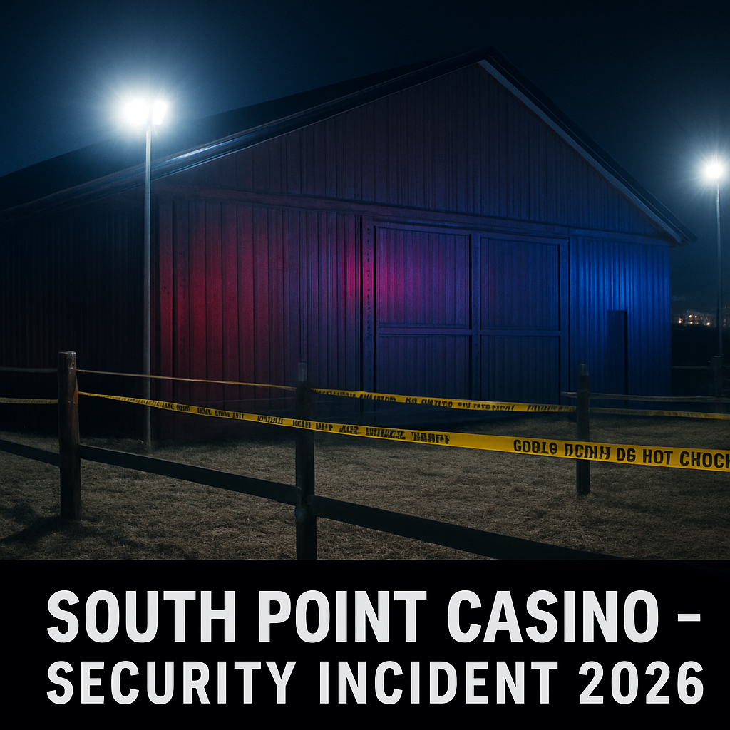 Three Horses Stabbed at South Point Casino Event Venue: Teen Arrested as Incident Exposes Security Gaps in Casino-Hosted Non-Gaming Events