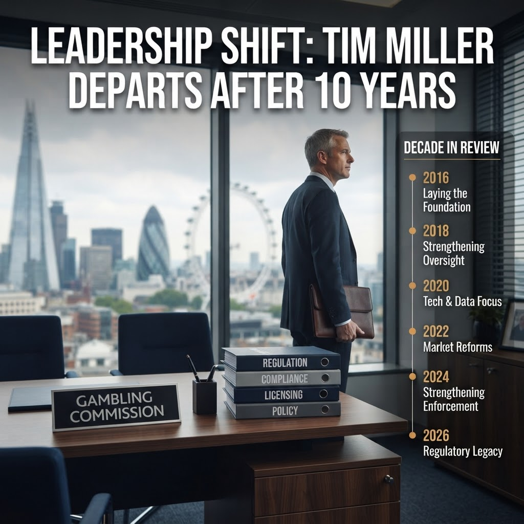 Gambling Commission Deputy Chair Tim Miller Departs After a Decade