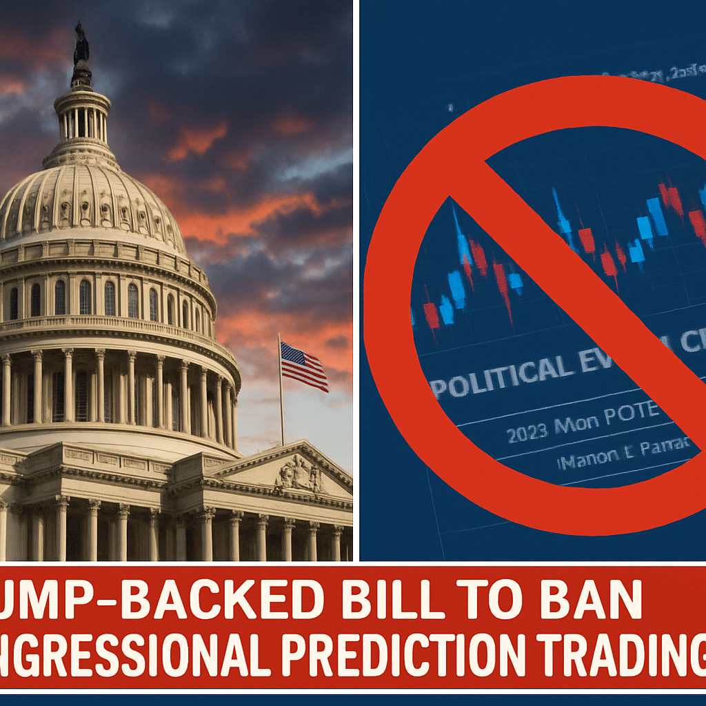 Trump-Backed Bill Would Ban Congressional Prediction Market Trading in 2026