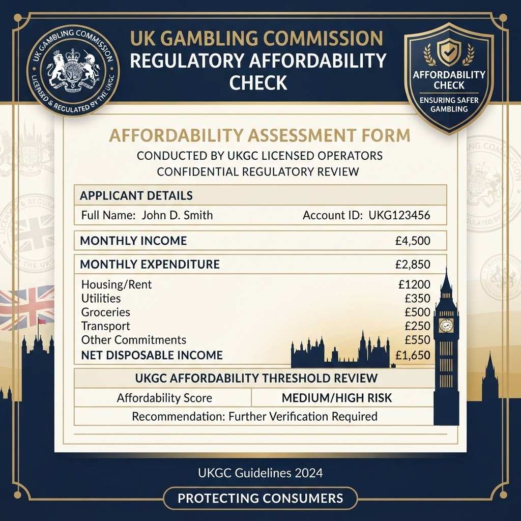 UK Gambling Commission Mandates Affordability Checks for All Licensed Operators