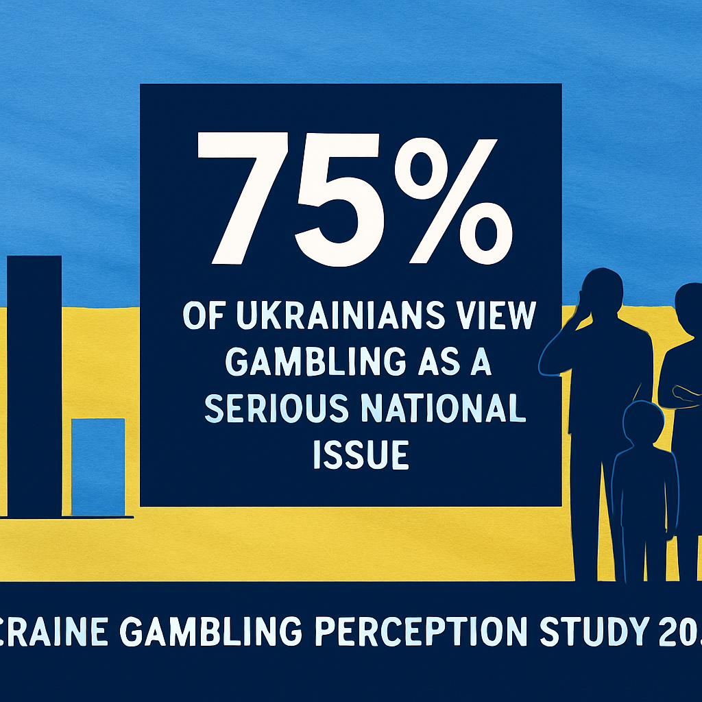 Ukrainian Survey: 75% View Gambling as Serious Societal Issue in 2026