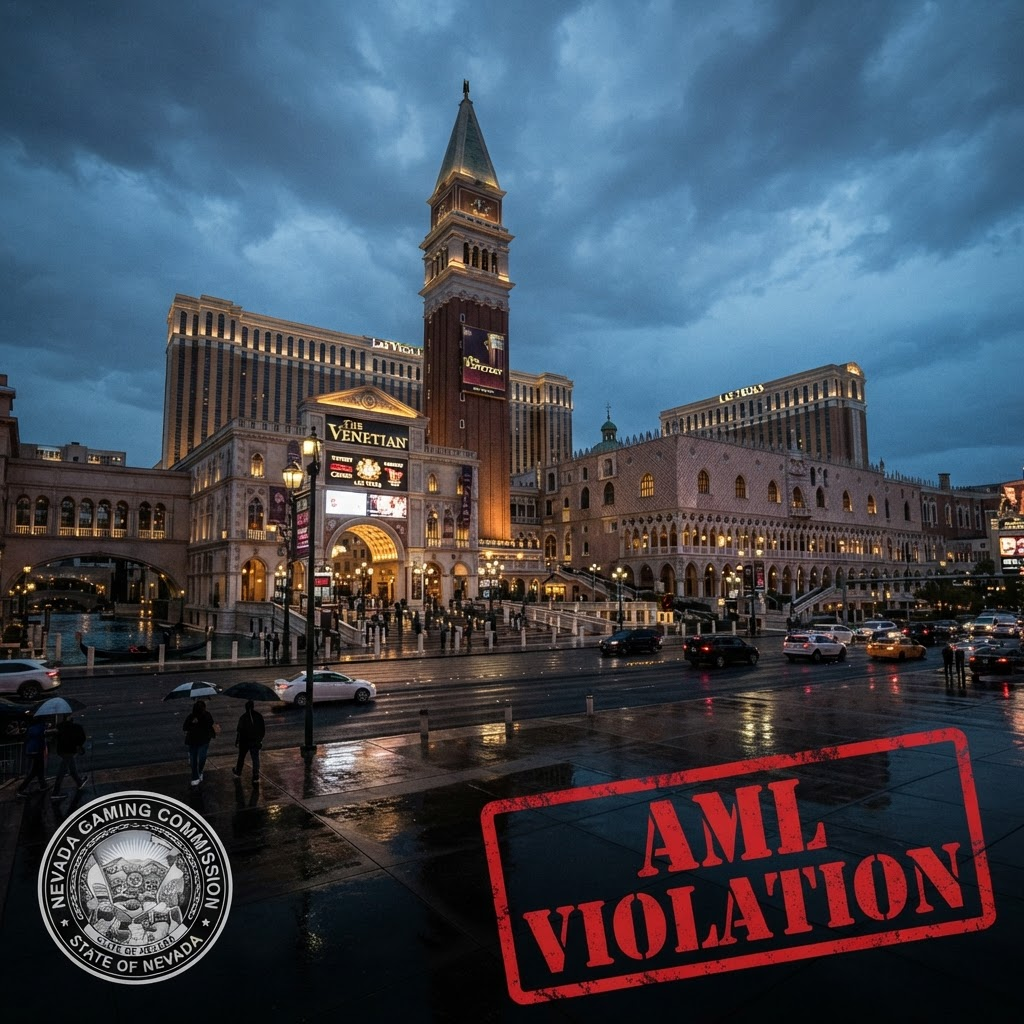 Venetian Fined $7.2M for AML Violations in Las Vegas 2026