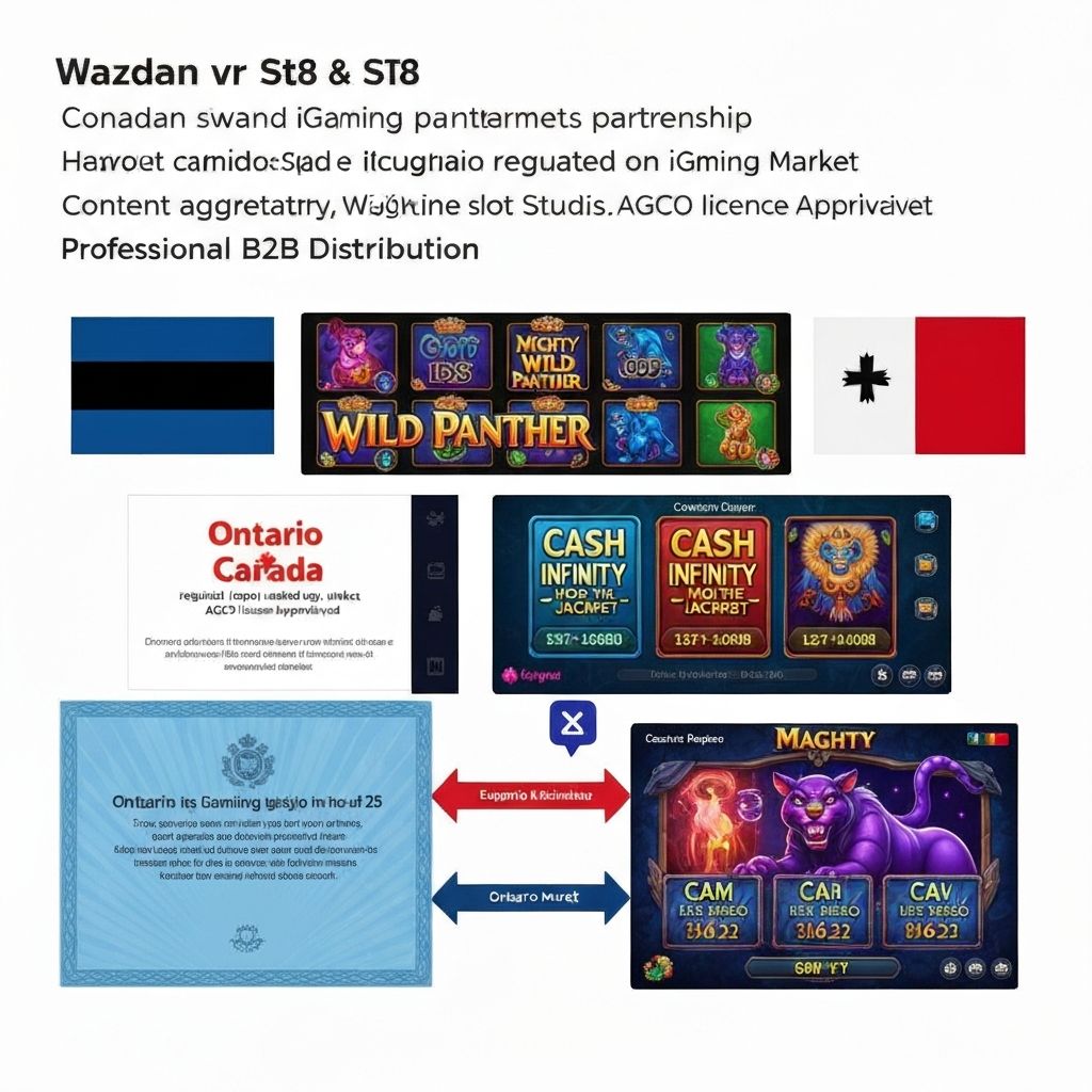 Wazdan and St8 Extend Content Partnership to Ontario, Bringing Four Slot Titles and Three Proprietary Mechanics to Canada's Largest Regulated iGaming Market
