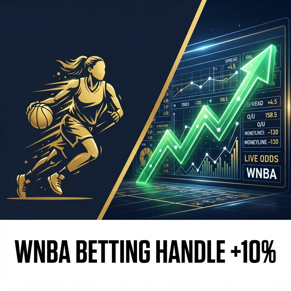 WNBA Betting Handle Surges 10% in 2026 as Playoff Drama Drives Wagers